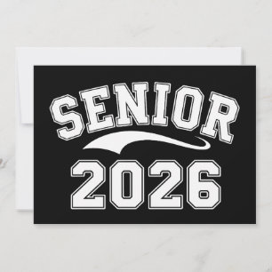 Convites Formado na Turma de 2026 Classe de 26 Graduação