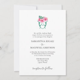 Convites Formais para Casamento Tropicais