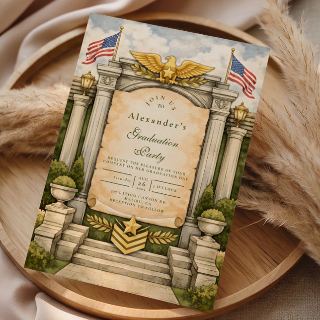 Convites Formal Military Graduation Celebration (Criador carregado)