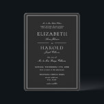 Convites Formal Plum Classic Acrylic Wedding<br><div class="desc">Elegant formal plum wedding stationery featuring timeless script typography, a refined classic layout, and a rich romantic purple palette. This coordinated design is perfect for sophisticated weddings and can be customized with your names, date, venue, RSVP details, wedding website, and other event information. Ideal for couples looking for a luxurious,...</div>