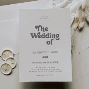 Convites Formal Simples O Casamento De