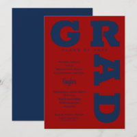 FORMANDO Azul na Graduação Vermelha Escura