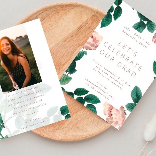 Convites Formando da Universidade de Fotografias de Rosa Ro (Criador carregado)