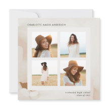 Formando de colagem de abstrato mínimo moderno