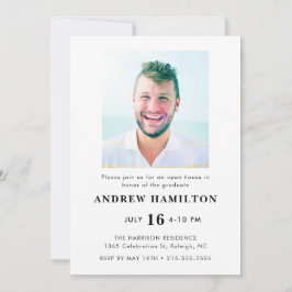 Convites Formando de Script Moderno com Dois Graduação de F