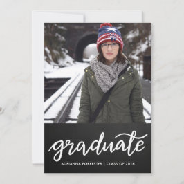 Convites Formando de teclado manuscrito | Foto