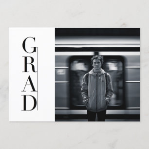 Convites Formando elegante e moderno Foto do Partido