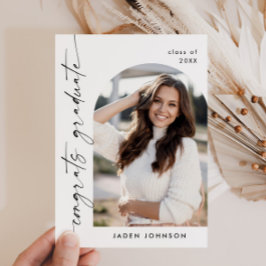 Convites Formando minimalista moderna Festa de formatura FO