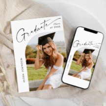 Formando minimalista moderna Festa de formatura FO