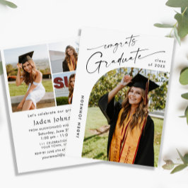 Convites Formando Minimalista Moderno 4 Festa de formatura 