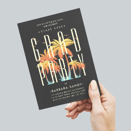 Convites Formando Moderno Festa de formatura de Verão