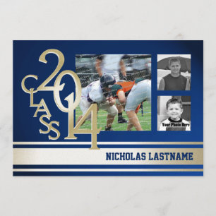 Convites Formando Tripla Dourada Varsity 2014