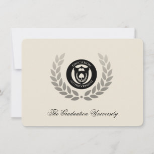 Convites Formandos Tradicional Laurel Crest