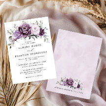 Formas de Casamento Floral Moody Blooms Roxo Dusty