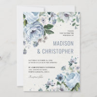 Formas de Cinza Casamento Russo Azul de inverno