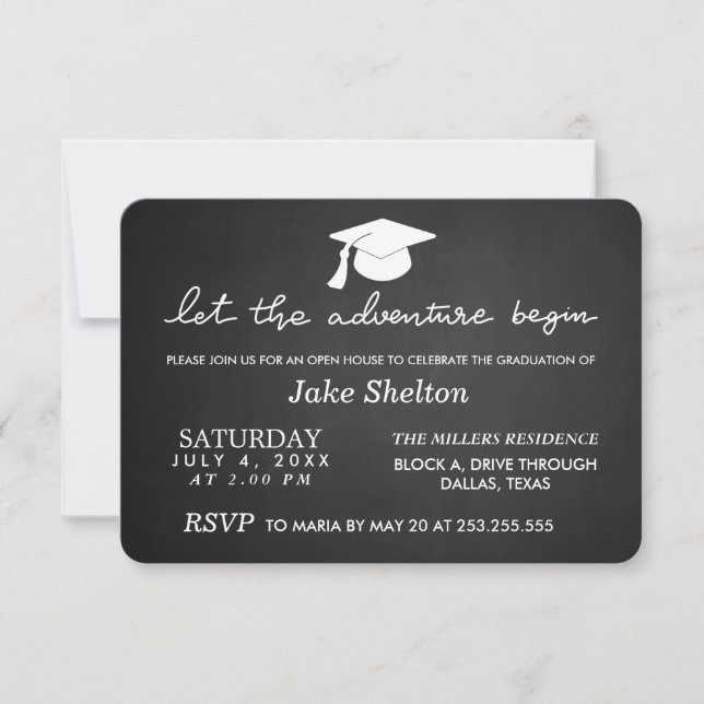 Convites Formatação Aberta Que Comece A Aventura (Frente)