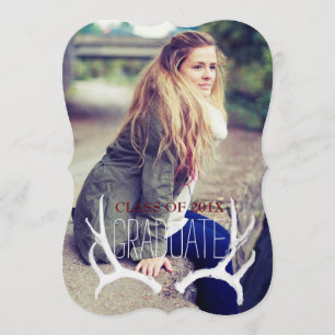 Convites Formatação de Colchetes de Tendy Antler 5x7 Conv