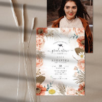 Formatação Floral Boho Tropical Gold Foil Tassel
