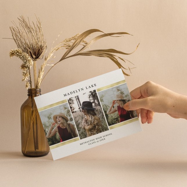 Convites Formatação Moderna Gold Foto 2023 (Criador carregado)