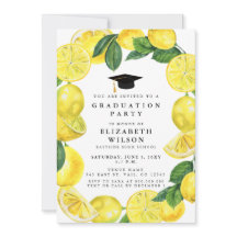 Formatação Rustic Watercolor Lemon Wreath