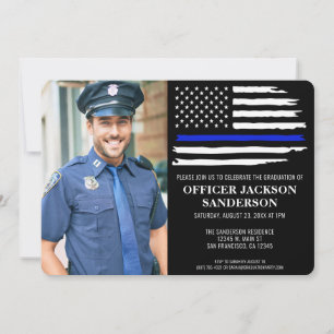 Convites Formatura de Oficial de Polícia Foto de Aplicação