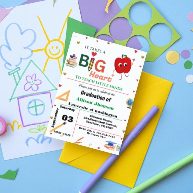 Convites formatura de professores convidando a graduação el (Criador carregado)