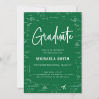 Formatura em Matemática Verde Elegante