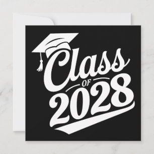 Convites Formatura Graduado Orgulhoso da Turma de 2028