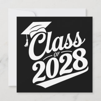 Convites Formatura Graduado Orgulhoso da Turma de 2028
