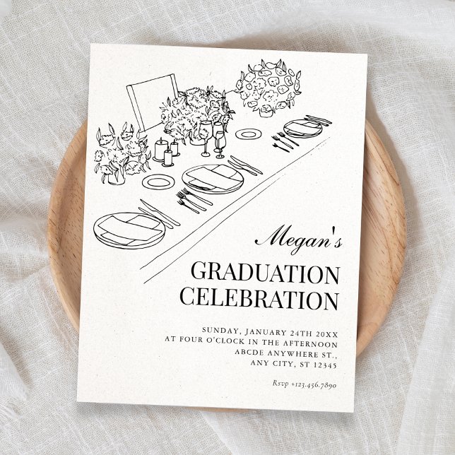 Convites Formatura minimalista (Criador carregado)