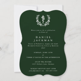 Convites Formatura na Escola de Medicina Asclepius Verde/Br