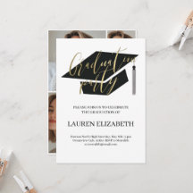 Formatura Personalizada 4 Fotos Moderna e Casual