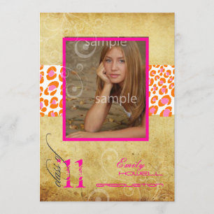 Convites Formatura PixDezines 2011, Leopardo Rosa