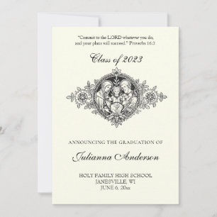 Convites Formatura Religiosa Católica Clássica e Elegante