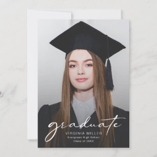 Convites Fórmula de Graduação Moderna Foto Graduação