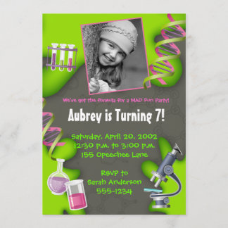 Convites Fórmula para Diversão - Meninas