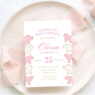 Convites Fosco Animal Cookies sprinkle download instantâneo