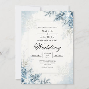 Convites Fosco Bloom Casamento no inverno