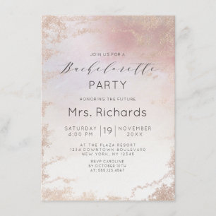 Convites Fosco Cor-de-rosa com Ombro