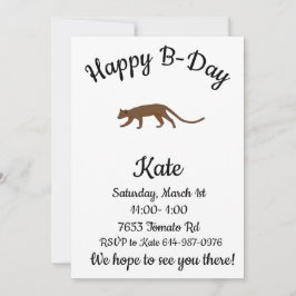 Convites Fossa Happy B-day