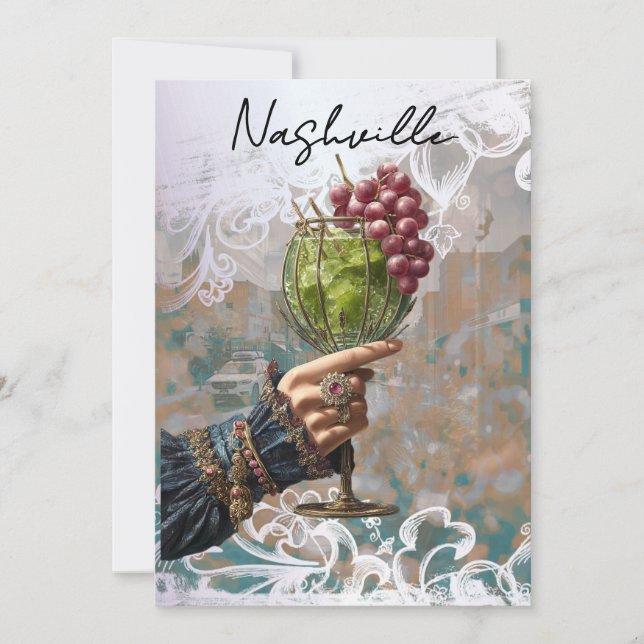 Convites *~* FOTO A101 25 Coquetel Nashville DESPEDIDA DE S (Frente)