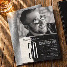 Foto Aniversário de 50 anos Masculino