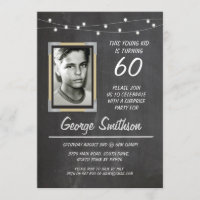 Foto: Aniversário Estilo de Vintagem Chalk Lights 