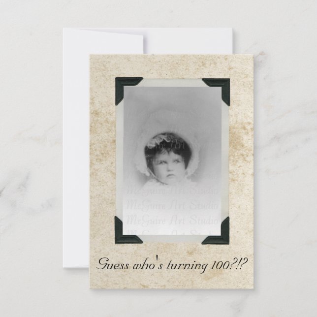 Convites Foto antiga do jornal (Frente)