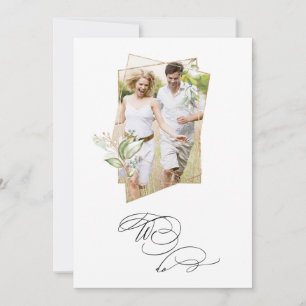 Convites *~* FOTO Botânica AR6 RSVP + Casamento QR