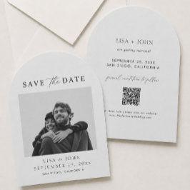 Convites Foto Casamento Save the Date Curvado