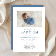 Foto: Cruz Religiosa Blue Boy Baptism