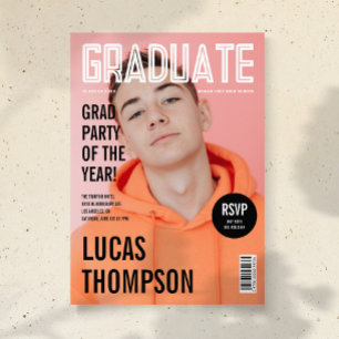 Convites Foto da Capa da Revista Trendy Festa de Formatura