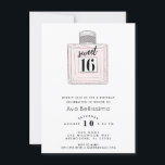 Convites Foto da décima sexta Festa de aniversário doce<br><div class="desc">Jogue uma doce e fabulosa festa de aniversário 16 para sua filha com este convite maravilhoso. Apresentando um rosa com design de garrafa de perfume, este convite é para que sua filha se sinta a estrela do show. Com bastante espaço para a data, hora e local da festa, este convite...</div>