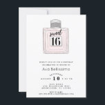 Convites Foto da décima sexta Festa de aniversário doce<br><div class="desc">Jogue uma doce e fabulosa festa de aniversário 16 para sua filha com este convite maravilhoso. Apresentando um rosa com design de garrafa de perfume, este convite é para que sua filha se sinta a estrela do show. Com bastante espaço para a data, hora e local da festa, este convite...</div>